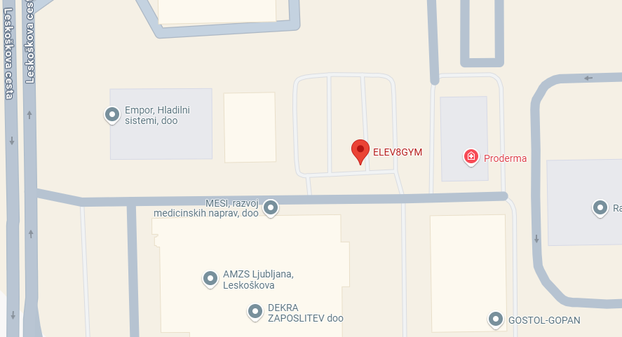 ELEV8GYM - lokacija